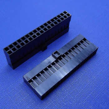 

10PCS 2.54 DuPont Rubber Case Double Row 2*6 DuPont Plug 12 Holes with Bumps