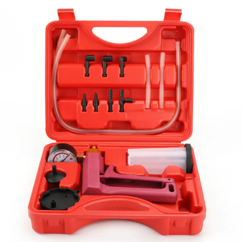 Automobile manual vacuum pump suction gun negative pressure ing   meter  brake oil replacement  unit
