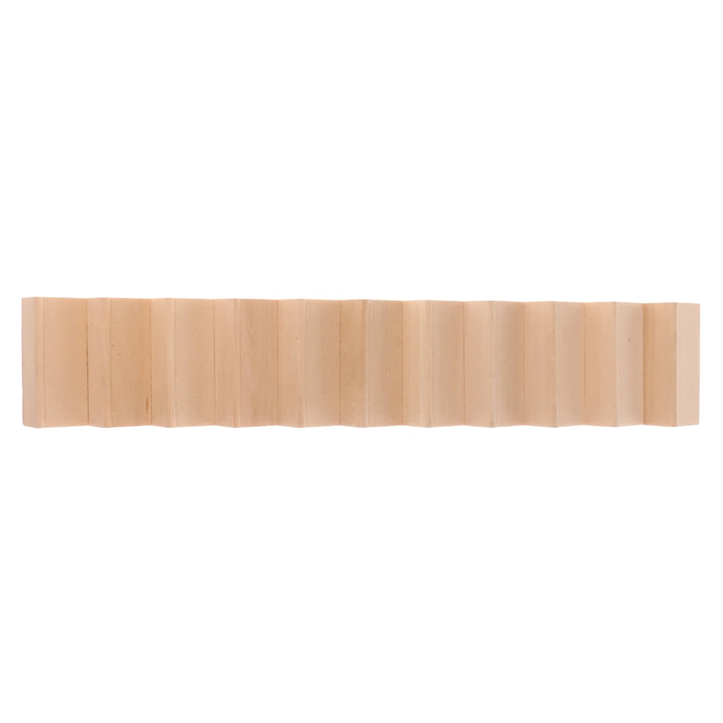 1:12 Scale Wood Finish Staircase Dolls House Miniature Stair Step