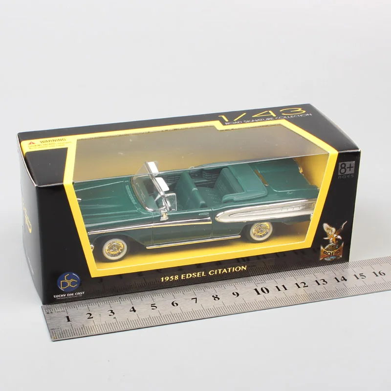 1/43 старый ретро Ford Edsel Citation маленький автомобиль с трансформируемым чехлом литье