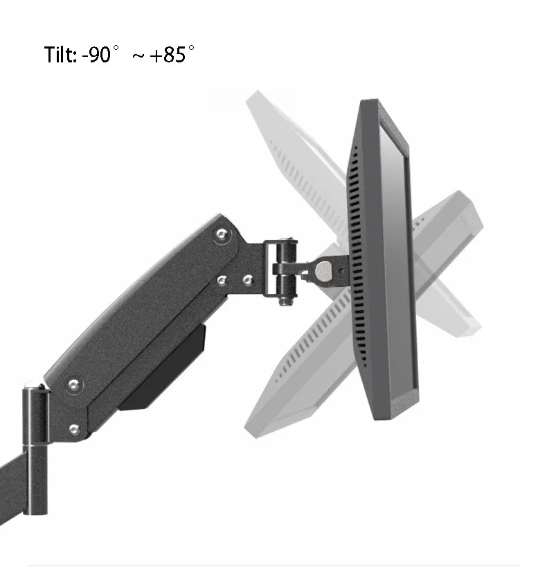 Hyvarwey L150 Настольный зажим и втулка крепление полный движения ЖК-дисплей СВЕТОДИОДНЫЙ монитор держатель газовая пружина кронштейн тв загрузка 10 кг