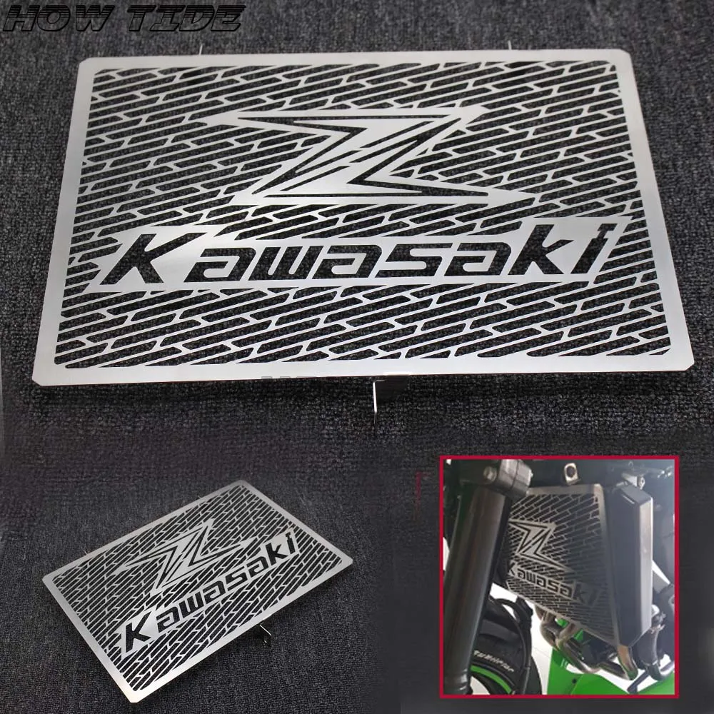 Новинка нержавеющая сталь мотоциклетная решетка радиатора Защитная крышка протектор для Kawasaki Z750 Z800 ZR800 Z1000 Z1000SX