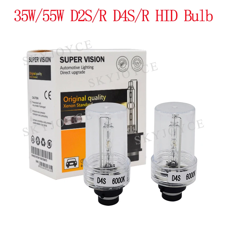 D1S D2S D3S D4S HID лампа 12 в 35 вт 55 Xenon D1R D2R D3R D4R автомобильная фара 4300K 5000K 6000K 8000K 10000K|Лампы