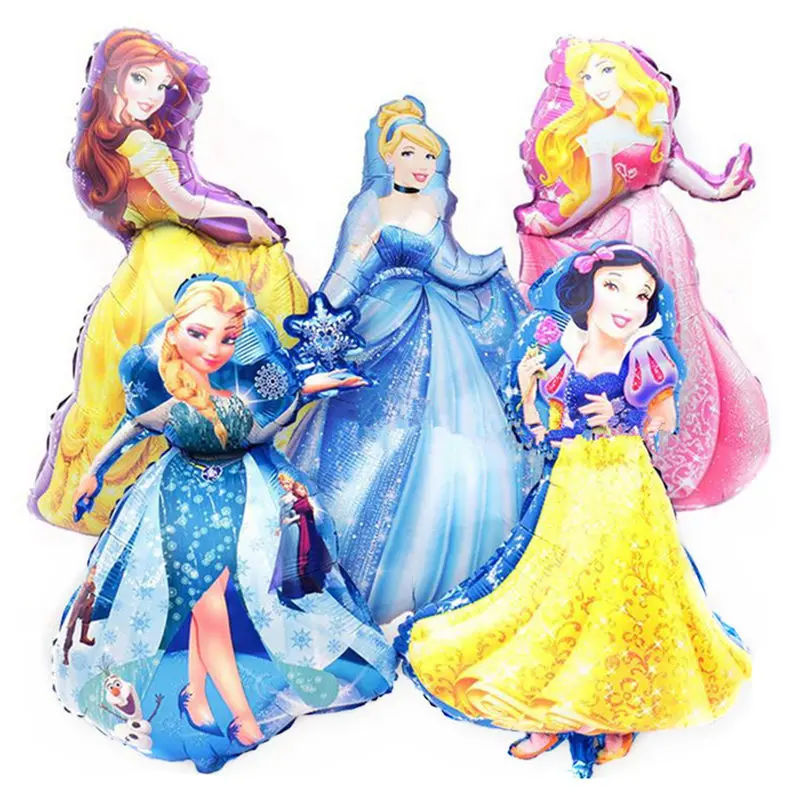 

TSZWJ New Large Shaped Three-dimensional Princess Aluminum Balloon Festival Party Birthday Decoration Balloon Wholesale