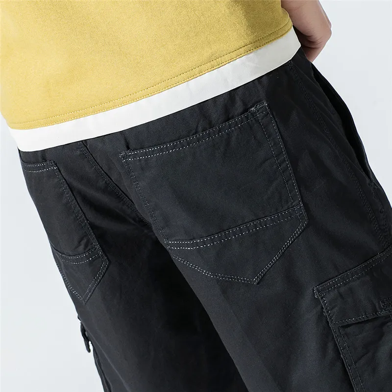 Promo 2019 New Summer Men's Leisure Goods Shorts Quality Elastic Cotton Fashion Men Compressed Shorts Young Men Shorts