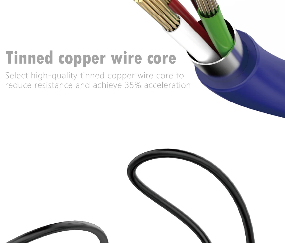 NOHON USB Cable Charging Cable For iPhone X XS MAX XR 8 7 5s 6 6S Plus For ipad Mini 1 2 3 4 TPE Data Sync Lighting Charger Line (5)