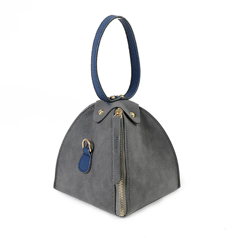 

2017 New Fashion Brand Designer Women Leather Mini Handbags Casual Triangle Shoulder Bags sac a main femme de marque