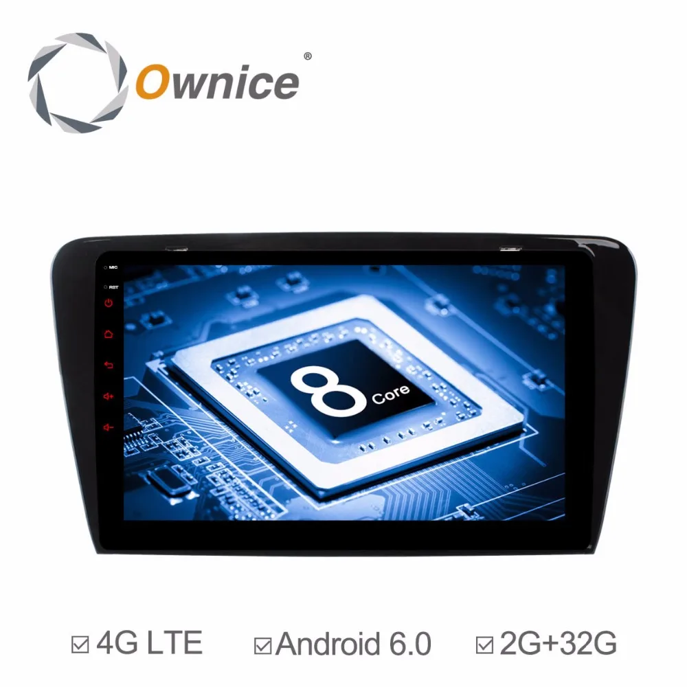 10," 8 Core 2GRAM+ 32GROM автомобильный dvd-плеер Android 6,0 для VW Skoda Octavia- 4G SIM LTE Радио Стерео gps Navi