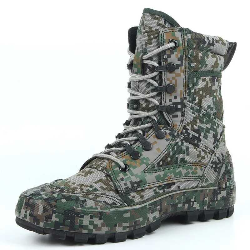 

Special Troops Mountain Camouflage Tactical Boots Lightweight Jungle Camo Military Shoes Hiking Climbing Desert Sneakers