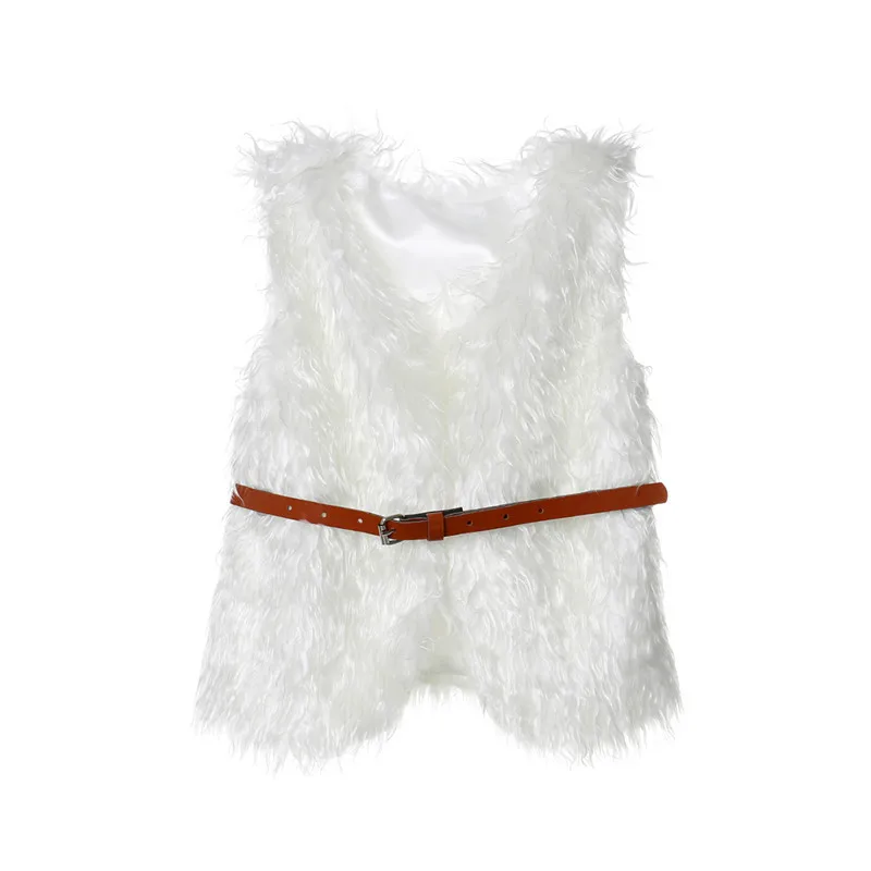 Toddler Baby Girl Waistcoat Jacket Coat Warm Gilet Outwear Vest Faux