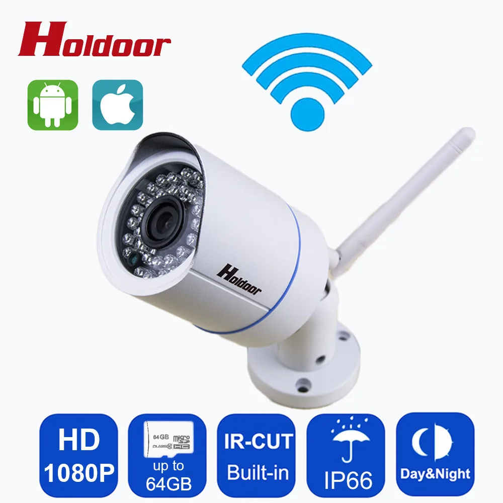 Waterproof IP66 2.0MP Wifi IP Camera 1080p HD CCTV outdoor ip cam wireless infrared P2P ONVIF security video wifi mini bullet 