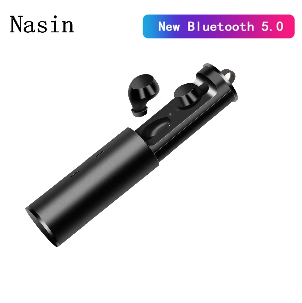 Nasin TWS29 IPX5 Водонепроницаемый Bluetooth 5,0 настоящая беспроводная гарнитура Мини сенсорные стерео наушники с зарядным устройством для Xiaomi