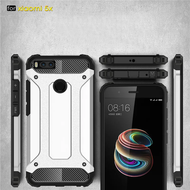 MLLSE Strong Hybrid Tough Shockproof Armor Phone Back Case For Xiaomi Mi5XMax 2Redmi 5ANote 5A Hard Rugged Impact Cover Funda (3)