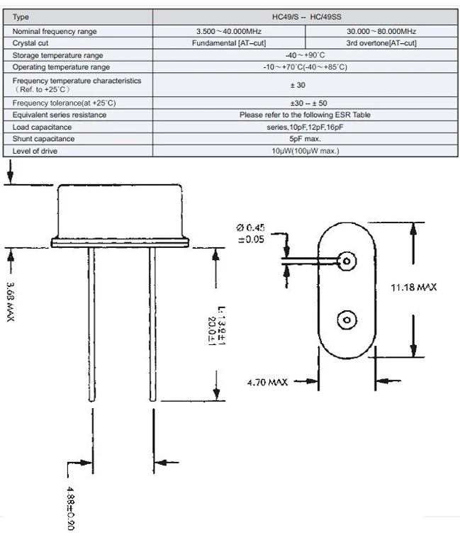 10 шт. 12,000 МГц 12 МГц кристалл HC-49S низкопрофильный пассивный кристалл