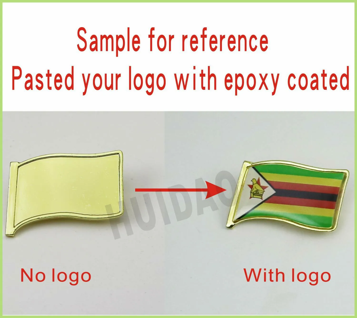 Пользовательские флаг значок Pin с эпоксидным покрытием Индивидуальные Металлические Булавки позолоченный цвет Флаг Дизайн