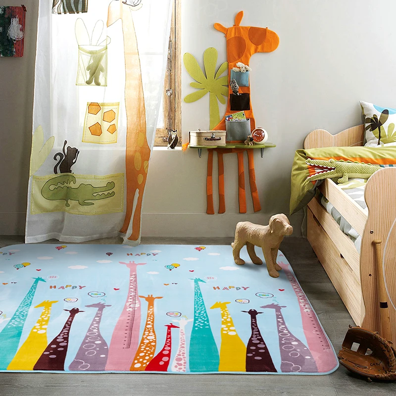 

The children's baby climbing pad pad Cartoons crawling mats Sitting room tea table Carpet