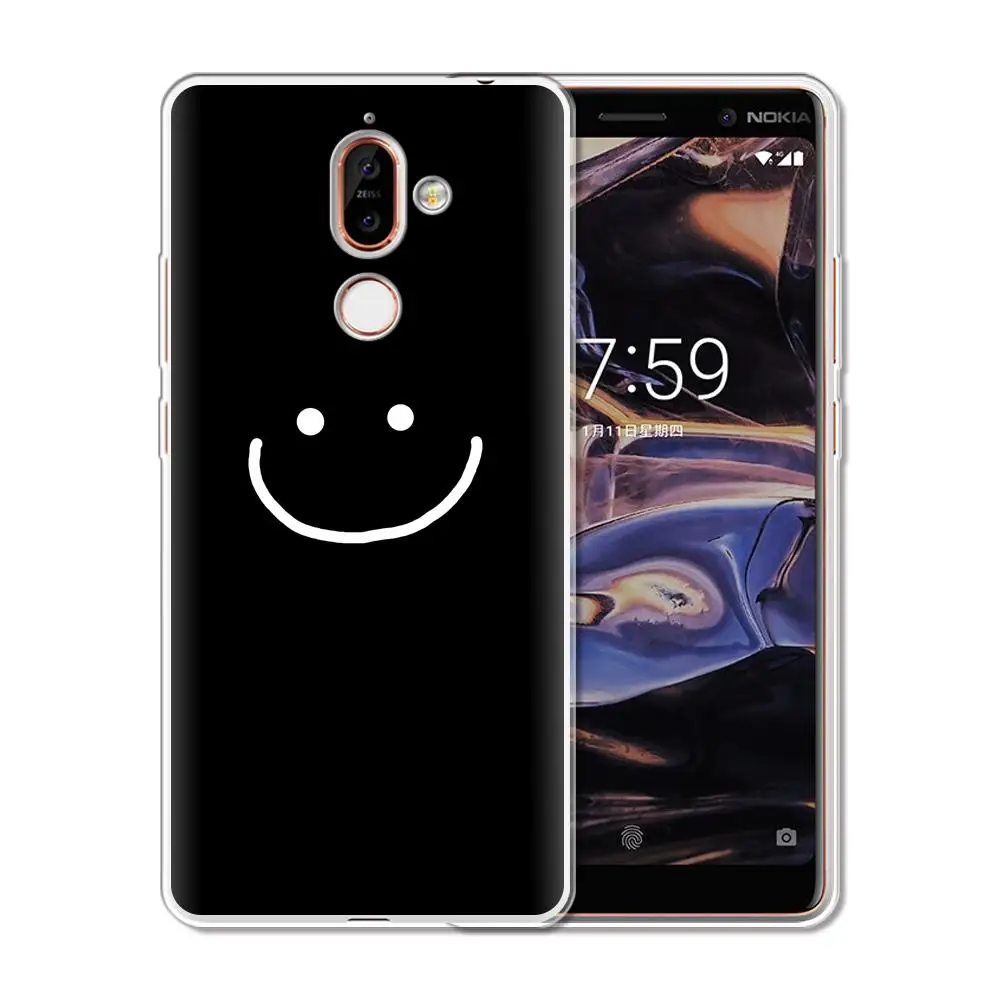 Чехол для Nokia 1 2 3 5 6 7 8 9 X7 X5 X6 2018 Plus чехол телефона мягкий силиконовый бампер из
