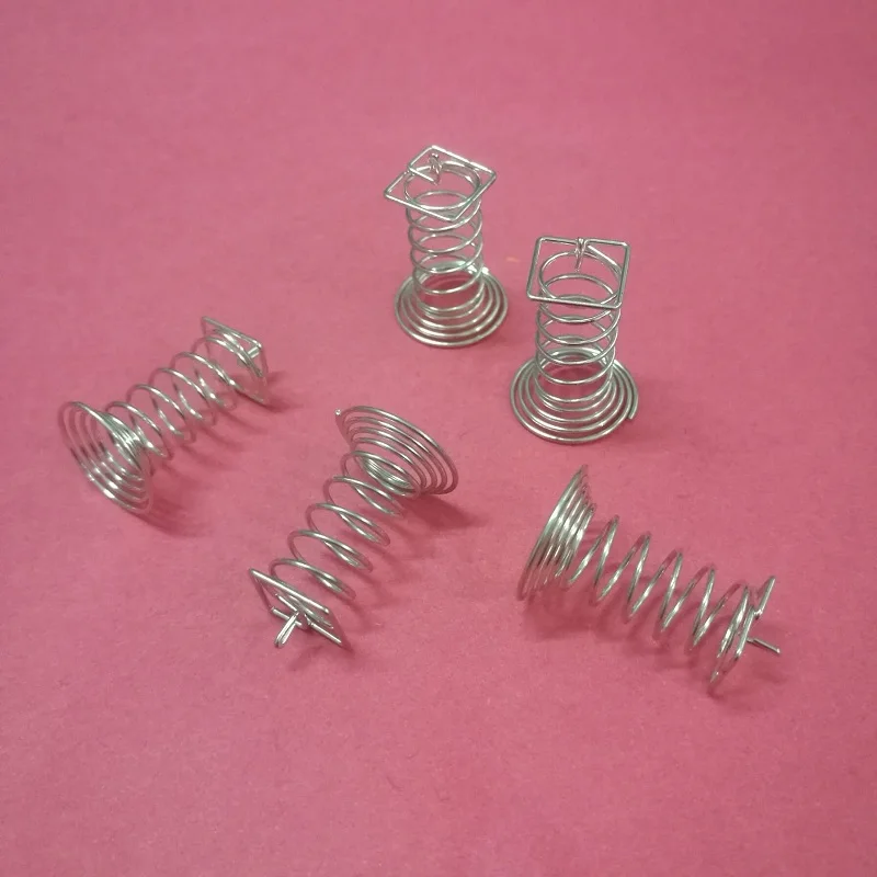 

Bell Mouthed Touch Springs F14x18 Square Bottom Middle U Foot Tactile Switch Spring 1000pcs