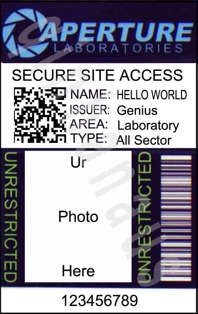 Aperture Id Card