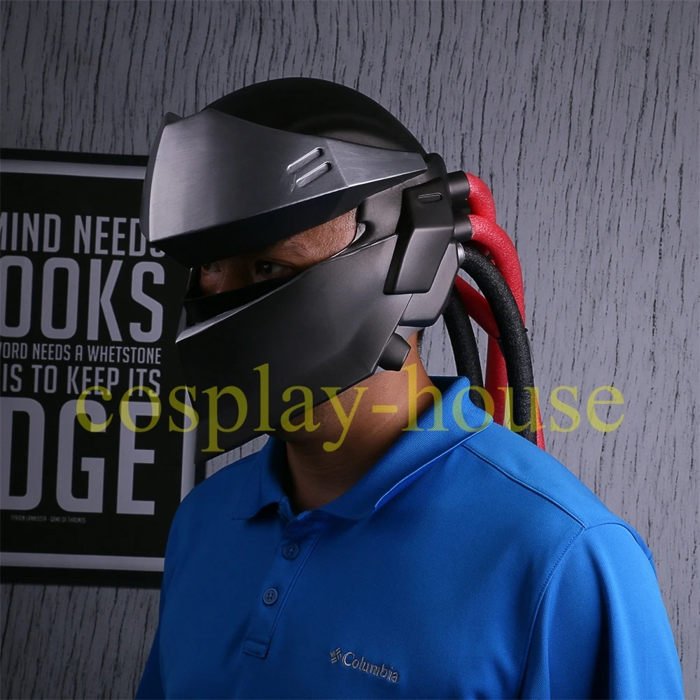Helmet Over and watch Genji-Blackwatch Mask Nick Cosplay Costumes PVC OW Helmet Game Halloween Party Prop (4)