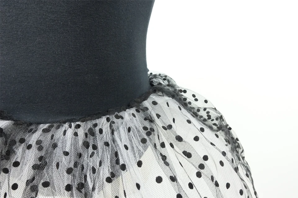 2018 Wave Point Ballet Tutu Dress For Girls Children Dancing Clothes Gymnastic Dress Stage Leotards Costumes Cotton Spandex 2522 waist