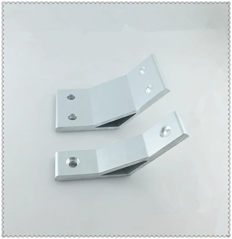 adapting piece 135 degree inscribed corner bracket angle connection for