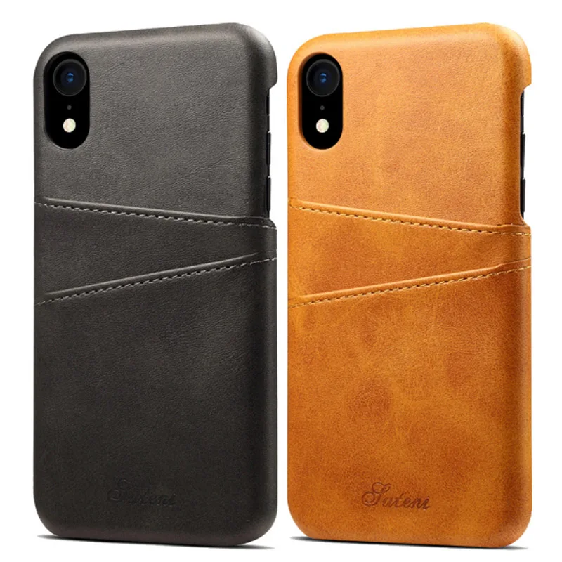 Luxury PU Leather Case For iPhone XS Max XR Fashion Card Holder Wallet Phone Back Cover For iPhone XS Max X 8 7 6S 6 Plus Case (6)