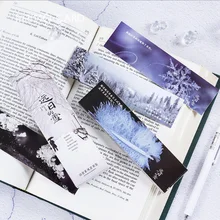 30 шт./кор. Kawaii снежный день закладки Бумага зажим для изготовления обложек книг Корейский подарок, офисные школьные милый канцелярских товаров papelaria