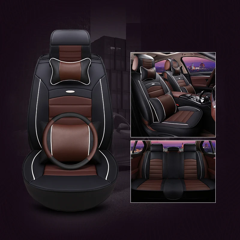 

High Quality PU Leather Auto Car Seat Covers Automobiles Seat cushion for Nissan Qashqai Note Murano March Teana Almera X-trai