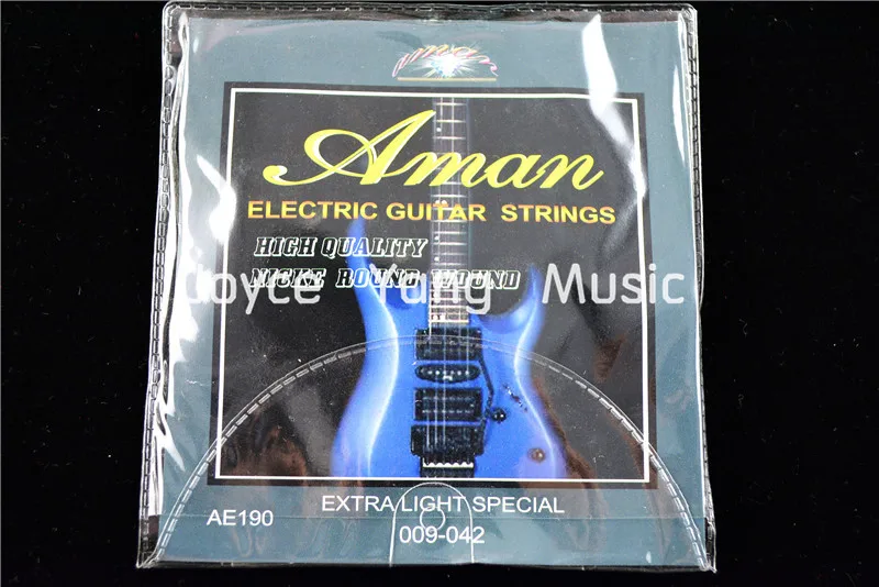 

1 Set of Aman AE190/200 Electric Guitar Strings 1st-6th Strings 009-042(010-046) Extra Light Special Strings Free Shipping