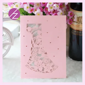 

12pcs Very cheap handmade paper crafts invitation cards colorful card invitation with free design sun shape free logo for sale