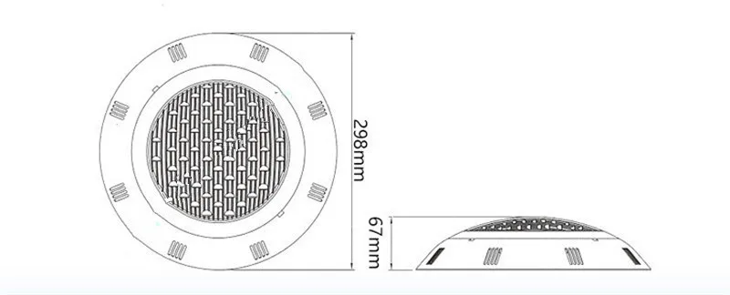 IP68 бассейн свет подводный бассейн свет Ac 12 V RGB многоцветная Водонепроницаемая светодиодная лампа светильник для фонтана с пультом