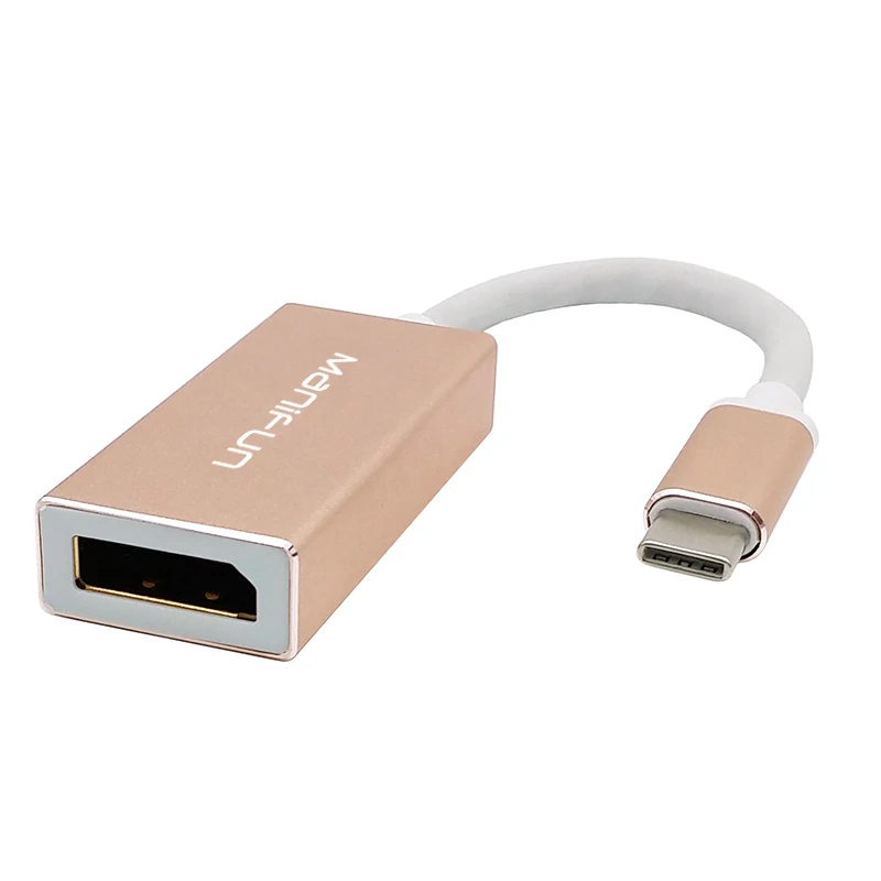 USB C 3.1 Type C to DisplayPort DP Adapter Support 4K Male to Female HDTV Converter Cable for Apple Macbook Projector Monitor (2)