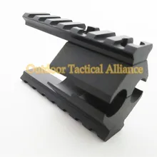 Тактическое двустороннее 20 мм Пикатинни Вивер кольцо с возможностью монтирования отверстий адаптер база Охотничьи Аксессуары для винтовки