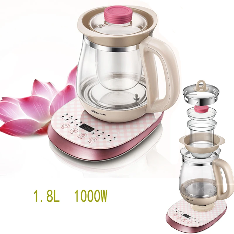 15%JA41 Electric Glass Health Preserving Pot Thermal Insulation Flower Teapot Brewer with Filter Micro Computer Control 1.8L цена 15%JA41 Electric Glass Health Preserving Pot Thermal Insulation Flower Teapot Brewer with Filter Micro Computer Control 1.8L цены онлайн