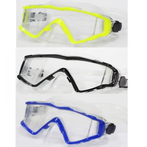 

Snorkel Diving Mask Snorkeling Scuba Dive Glasses Goggles Glasses Swimming Diving Accessories for Adult Black/Blue/Yellow