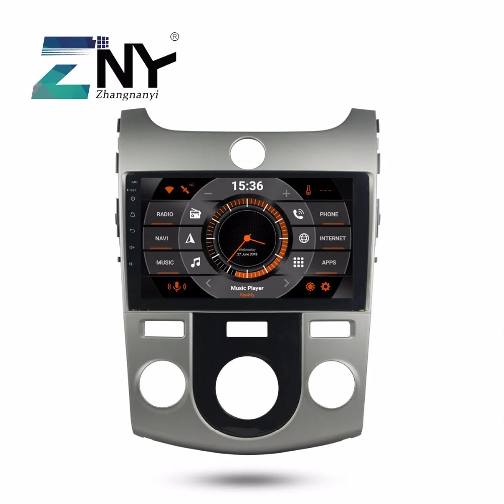 Discount Android 9.0 Car GPS Autoradio For Kia Forte Cerato 2008-2012 9" IPS Display Multimedia FM RDS BT WIFI Audio Video Stereo 4+32GB 0
