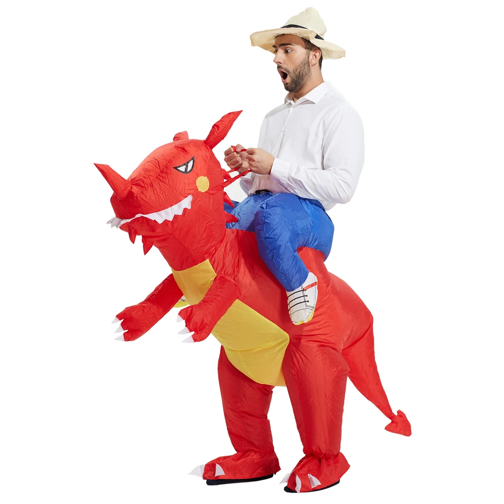 Disfraz inflable de dinosaurio TOLOCO para adultos disfraz ...