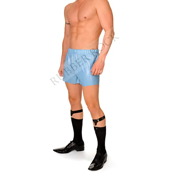 Латексные шорты Боксеры латексные резиновые свободные шорты латексные костюмы брюки