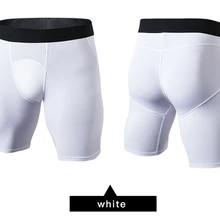 Модные колготки Для мужчин быстросохнущая Короткие штаны спортивные Леггинсы Бодибилдинг тренажерные залы шорты Компрессионные отработать Упражнение Костюмы