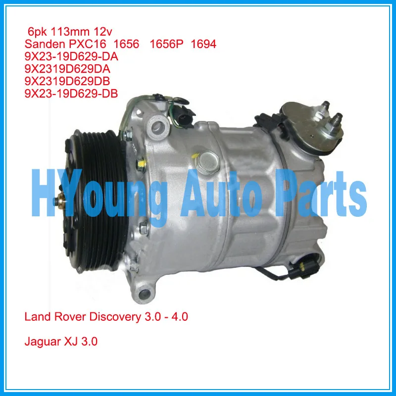  9X23-19D629-DA 9X2319D629DA 9X2319D629DB auto ac compressor for Land Rover Discovery 3.0-4.0 Jaguar