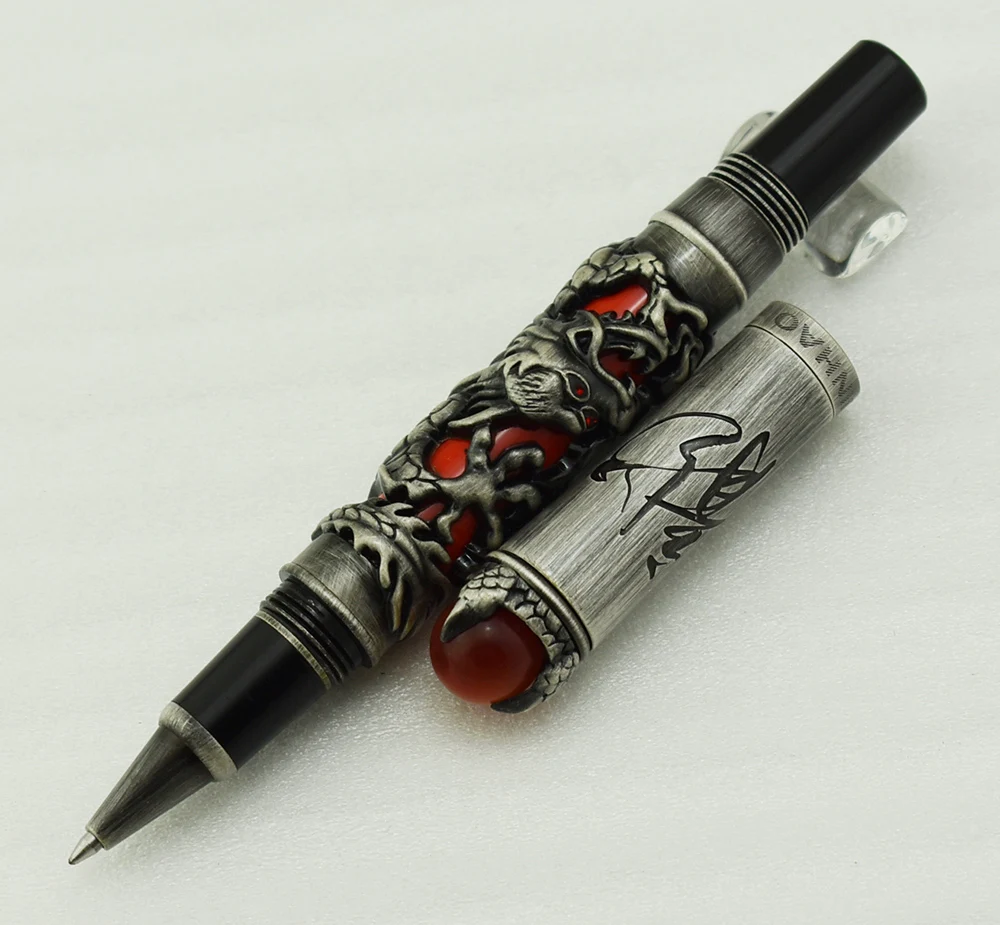 جديد Jinhao Dragon King Vintage قلم الكرات الدوّار...