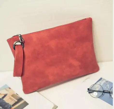 Goede Gratis verzending 2018 Frans Britt mode Portemonnee Rits tas eenvoudige dame mobiele telefoon tas grote capaciteit munt portemonnee