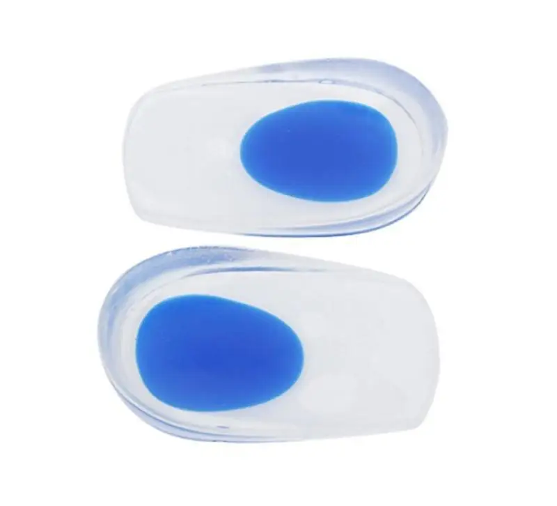 

1 Pair Feet Care Inserts Health Silicon Gel Heel Cushion Insoles Soles Relieve Foot Pain Protectors Spur Support Shoe Pad
