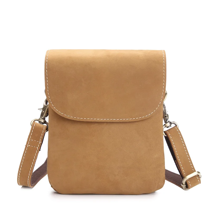 Crossbody Bag With Flap And Zipper