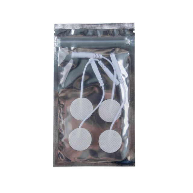 10 Pairs TENS Electrodes Pads Size Diameter 2.5cm With Plug Hole 2.0mm For TENS/EMS Machines 6