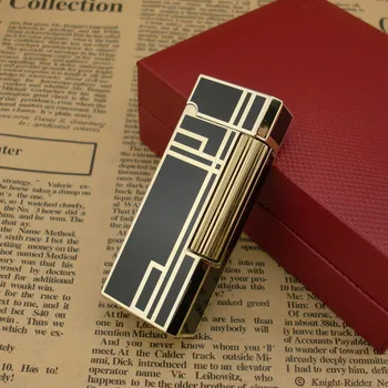 

narrow version of grinding wheel cigarette lighter high-end gift lighter gift box packaging, men's gifts