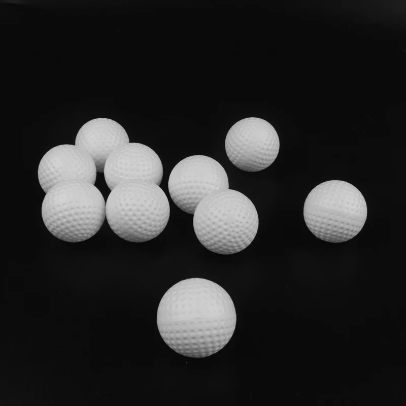 20 шт Крытый мяч для упражнений для гольфа профессиональная практика полый шар-белый