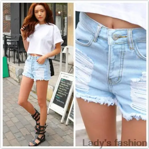 light jean shorts outfits