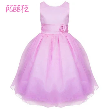 Retail Flower Girl Dresses For Children Kids Girl Ball Gown First Communion Girls Pageant Dresses Elegant Evening Dress LP-53